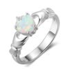 24K White Gold Plated Gemstone Ring BestSelling 9