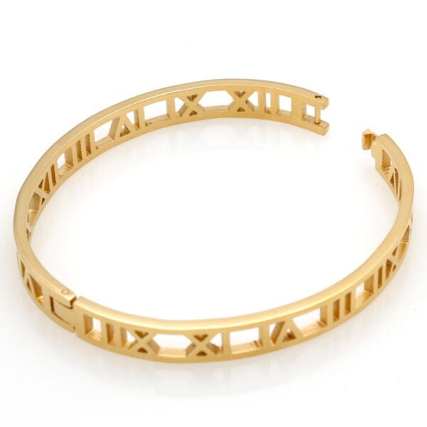 Roman numerals rose gold bracelet Bracelets 4