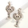 Lobster Stud Earrings Color Diamond Earrings Earrings 16