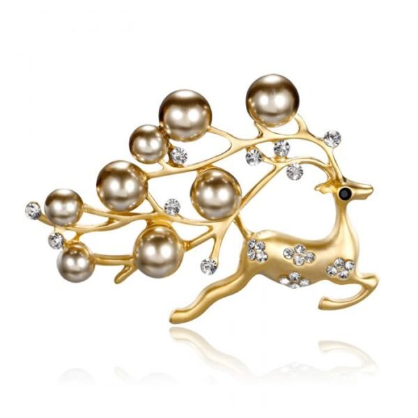 Fawn coral tree leaf pearl breast Christmas 4