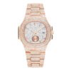 Hip Hop Full Diamond Dial High-end Gold Full Diamond Men’s Quartz Watch watches 12