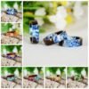 Handmade DIY romantic dry flower Real wood resin ring gold / silver paper inside ring women wedding party ring gifts for the lover Rings 10