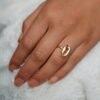 Simple shell alloy ring Rings 10
