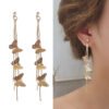 Butterfly tassel earrings Earrings 10