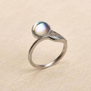 Rainbow Feather Adjustable Ring Rings Rainbow Feather Adjustable Ring Rings