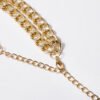 Retro geometric thick chain multi-layer necklace Necklaces 14