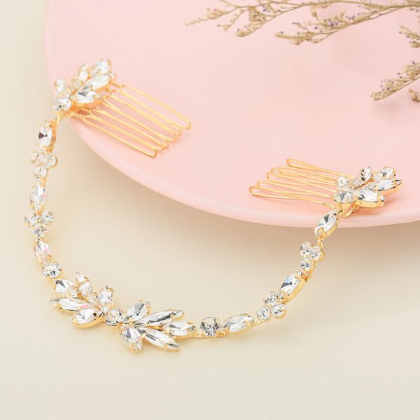 Crystal soft chain hair comb Other 3