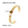 Fashionable And Versatile Gold-plated Stainless Steel Bracelets With Zirconia Bracelets 22