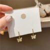 Premium sense tassel earrings butterfly earrings Earrings 12