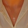 Simple Fashion Cross Gold And Silver Pendant Necklace Necklaces 8