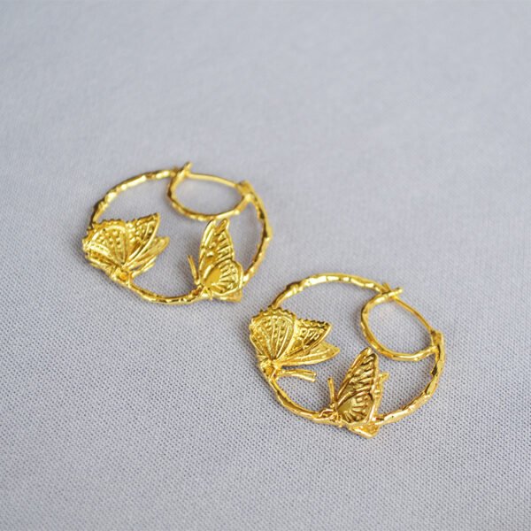 Brass plating real gold earrings Earrings 5