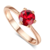 Rose gold and zircon ring Rings 22