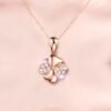 Sterling Silver Rose Gold Plated Necklace Necklaces 11