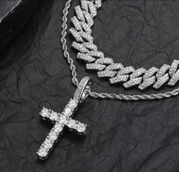 Zircon Plated True Gold Pendant Necklace Necklaces 11