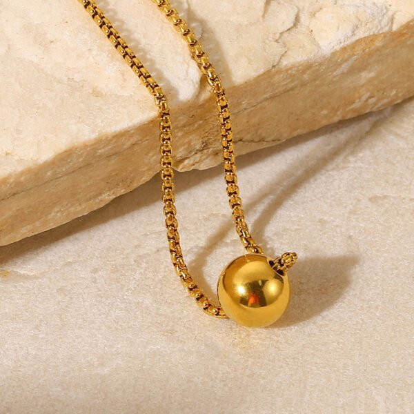 Pull-out 18K Gold Stainless Steel Necklace For Women Necklaces 6