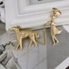 Jewelry Matte Gold Dog Walker Collection Brooch Accessories 8