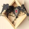Black Lace Necklace Love Queen Holiday Photography Necklaces 10