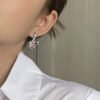 Hearts Love Zircon Ear Studs Small Design Earrings 9