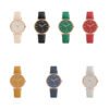 Ladies New Belt Watch Gold Shell Acupuncture Needle Casual Fashion Quartz Watch watches 22