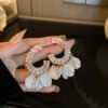 Fashion Temperament C Shape Shell Tassel Earrings Earrings 11