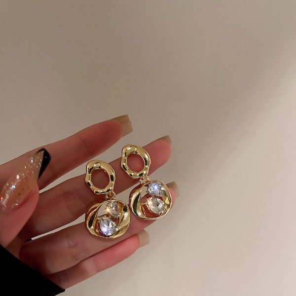 Fashion Personality Diamond 925 Silver Needle Earrings Earrings 7