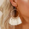 Big Round Drop Dangle Earrings Earrings 6
