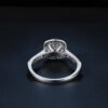Zircon micro-plated white gold ring Rings 16