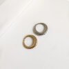 Woven Twill Twist Ring Rings 13 Woven Twill Twist Ring Rings 13