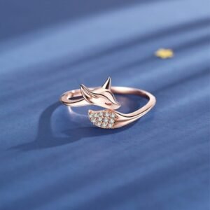 Lovely rose gold fox ring Rings
