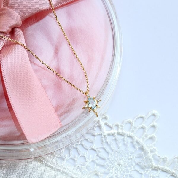Japanese light luxury jewelry 18k gold necklace Necklaces 3