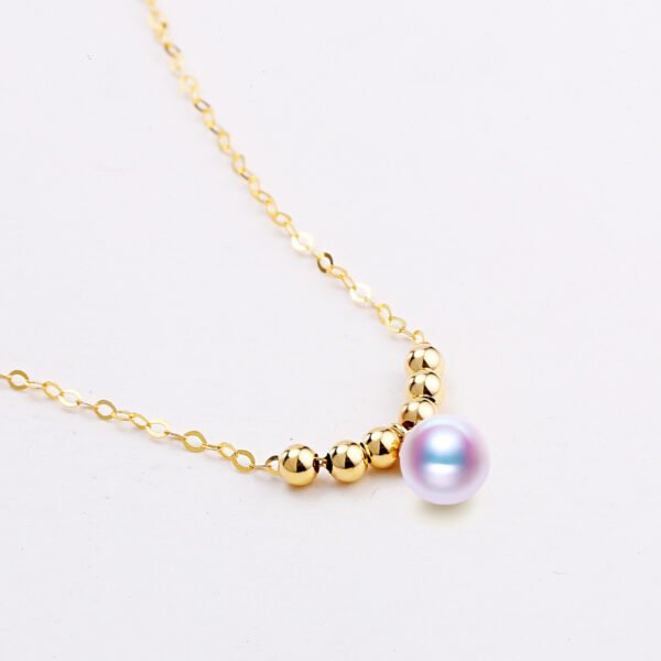 DIY Viagra Pearl Accessories 18K Gold 6 + 1 Pearl Pendant Necklaces 6