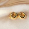 Vintage twist and gold-plated earrings Earrings 10 Vintage twist and gold-plated earrings Earrings 10