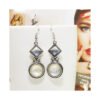 European and American creative Thai silver moonstone long earrings ear hooks Earrings 9