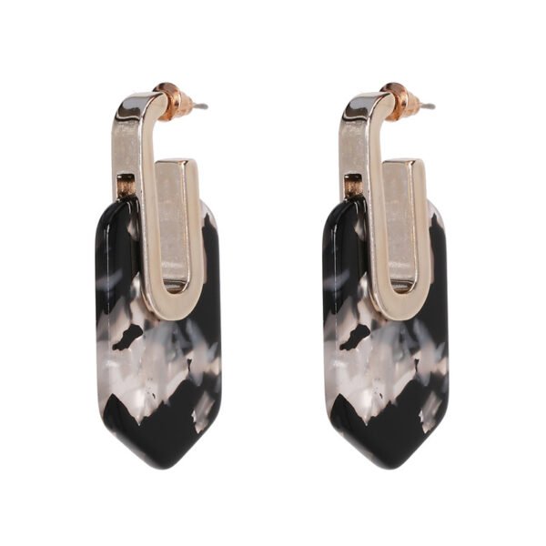 Acrylic Geometric Heart Shaped Earrings Jewelry Earrings 6