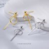 Ins Simple Style S925 Sterling Silver Geometric Circle Earrings Earrings 11