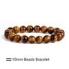 Natural Stone Bracelet Fashion Tiger Eyes Men Minimalist Beaded Bracelets 18