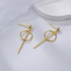 Ins Simple Style S925 Sterling Silver Geometric Circle Earrings Earrings 15