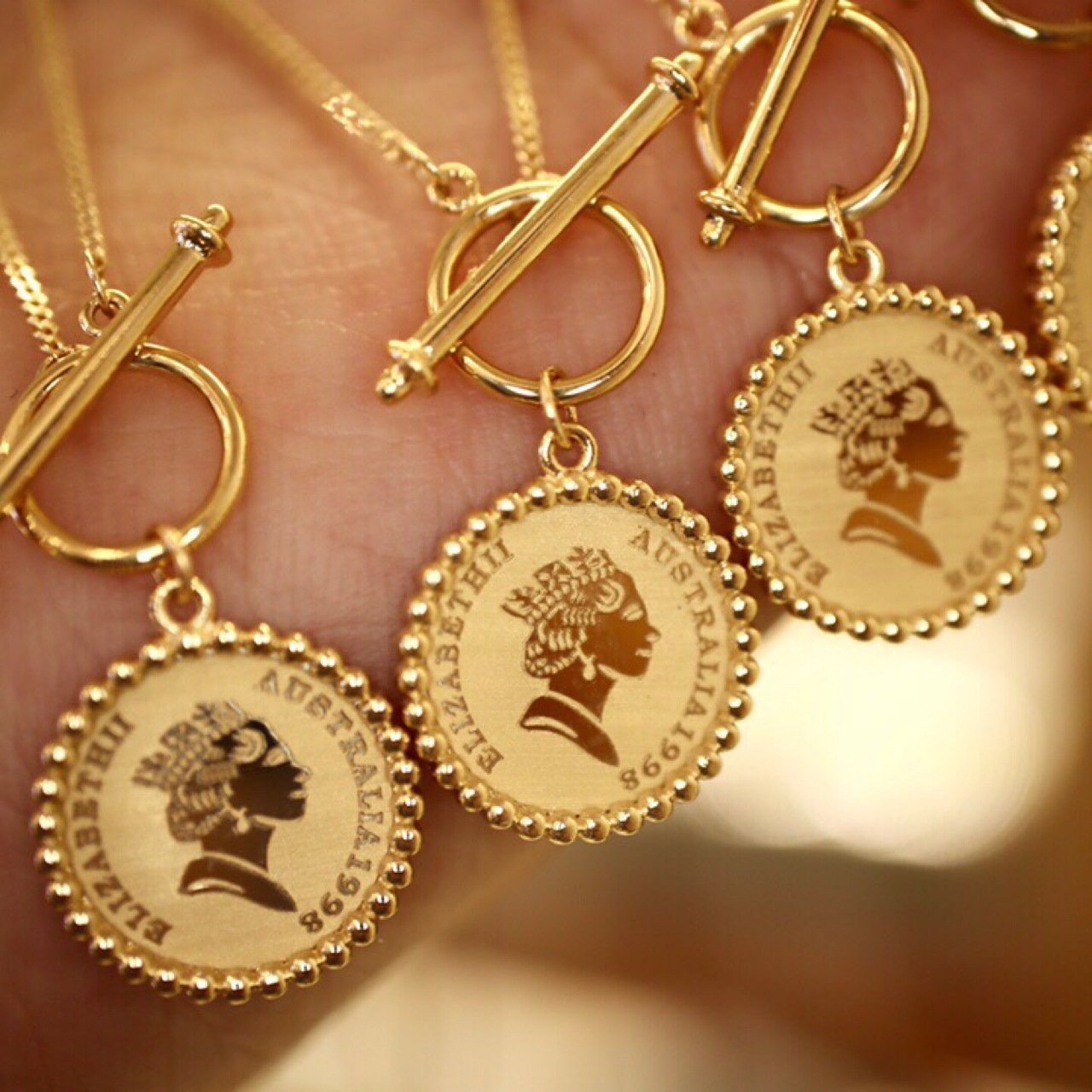 Gold Retro Round Brand Pure Jewelry Necklace Necklaces 5 Gold Retro Round Brand Pure Jewelry Necklace Necklaces 5