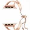 Compatible with Apple, Applicable Watch Strap Iwatch Watch Strap Female Rose Gold Promos40 17
