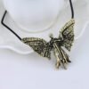 Skeletal City Necklace Pendant With Angel Wings Necklaces 8