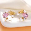 Korean Version Of Fairy Flower Earrings Female Cute Japanese Sweet Earrings 14