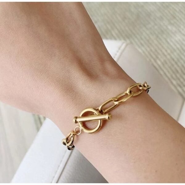 Classic Gold Bracelet Paperclip Bracelet Bracelets 4