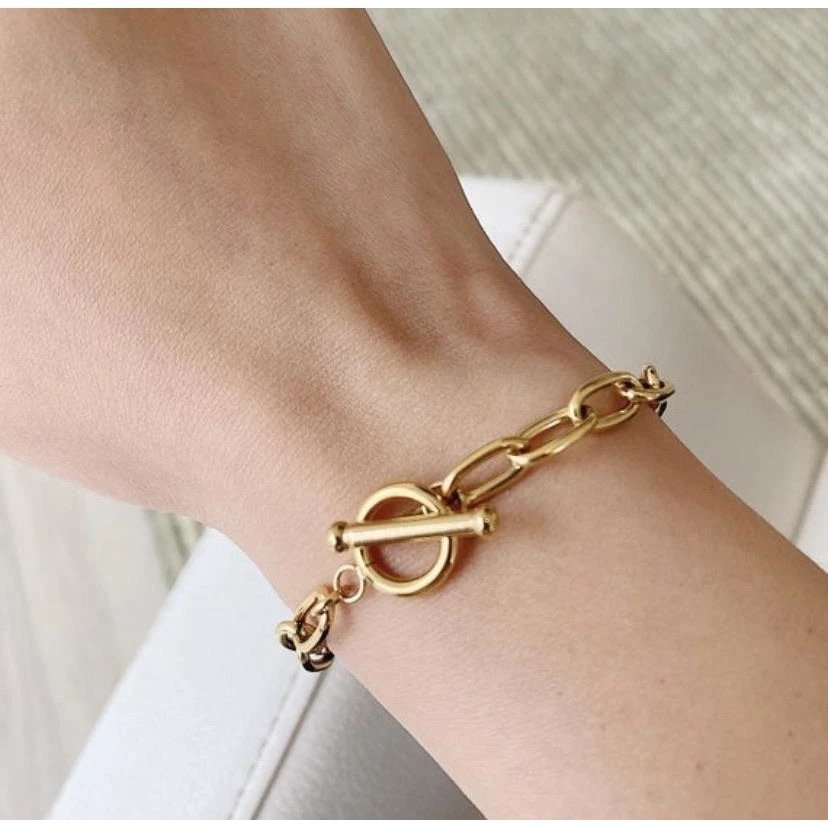 Classic Gold Bracelet Paperclip Bracelet Bracelets 2