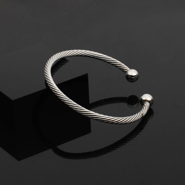 Brass embossed opening bracelet Personality versatile ladies bracelet Bracelets 8