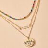 Arrow demon eye necklace 3-piece set Necklaces 9