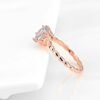 925 Silver Diamond Ring Rose Gold BestSelling 15