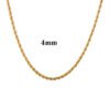 18k gold-plated chain Necklaces 12