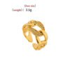 Korean Live Mouth Copper Ring  Wide Face Profiled Girlfriends Rings 16