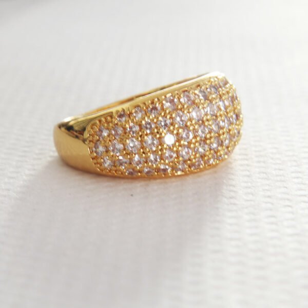 Full Diamond High Sense Fine Polished Ring Rings 3