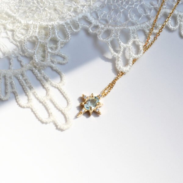 Japanese light luxury jewelry 18k gold necklace Necklaces 7